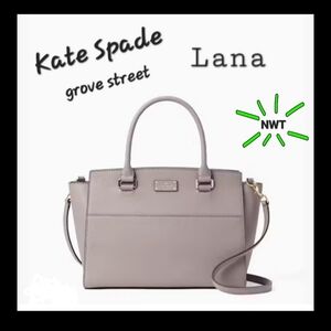 Kate Spade NWT Grove Street Lana color cityscape satchel crossbody bag